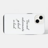 Coque Pour iPhone 14 Coque iphone Temps Et Réalisations (Verso Horizontal)