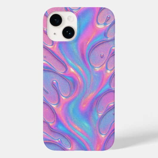 Coque Pour iPhone 14 Coque iphone vibrant brillant d'encre (Verso)
