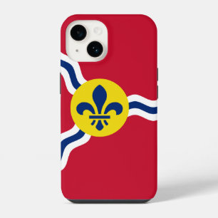 Coque Pour iPhone 14 Coque-Mate de pomme patriotique, drapeau de Saint-