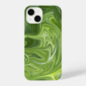 Coque Pour iPhone 14 Coque mobile Abstrait vert (Verso)