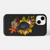 Coque Pour iPhone 14 Corbeau d'automne (Verso Horizontal)
