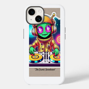Coque Pour iPhone 14 "Cosmic Soundwave Party"