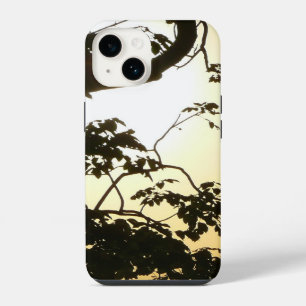 Coque Pour iPhone 14 Coucher de soleil à travers les arbres II Photogra