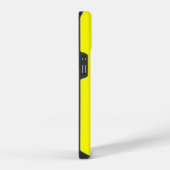 Coque Pour iPhone 14 Couleur uni jaune néon | Classique (Côté droit)