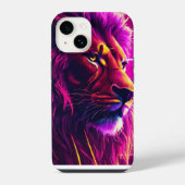 Coque Pour iPhone 14 couverture de l'iphone lion (Verso)