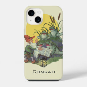 Coque Pour iPhone 14 Couverture de magazine de musique vintage, Chœur d