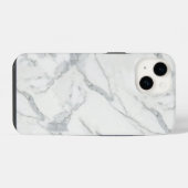 Coque Pour iPhone 14 couverture iphone en marbre chic et propre (Verso Horizontal)