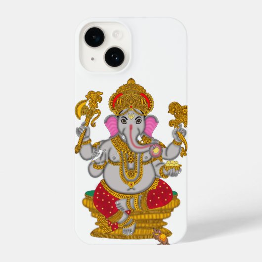 Coque Pour iPhone 14 Couverture téléphonique Lord Ganesha (Verso)