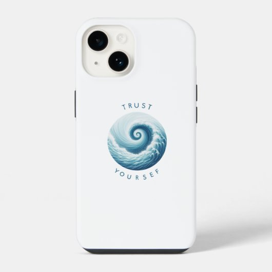 Coque Pour iPhone 14 cover phone trust yourself (Verso)