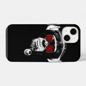 Coque Pour iPhone 14 Crazy singe (Verso Horizontal)