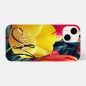 Coque Pour iPhone 14 Créez votre propre photo Monogramme (Verso Horizontal)