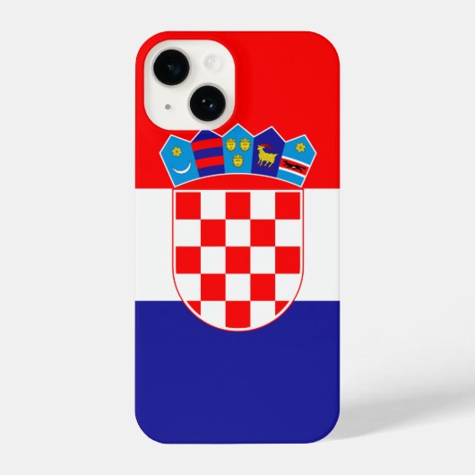 Coque Pour iPhone 14 Croatie (Verso)