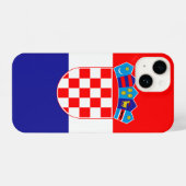 Coque Pour iPhone 14 Croatie (Verso Horizontal)