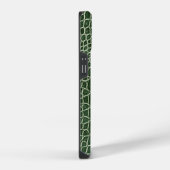 Coque Pour iPhone 14 Crocodile des Faux vertes (Côté droit)