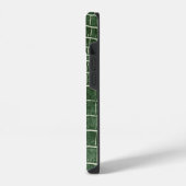 Coque Pour iPhone 14 Crocodile Faux Vert (Côté gauche)