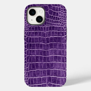 Coque Pour iPhone 14 Crocodile pourpre