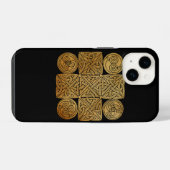 Coque Pour iPhone 14 Croix de l'entrelacs celtique (Verso Horizontal)