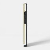 Coque Pour iPhone 14 "Cross Feuille Abstraction", iPhone 14 Coque (Côté gauche)