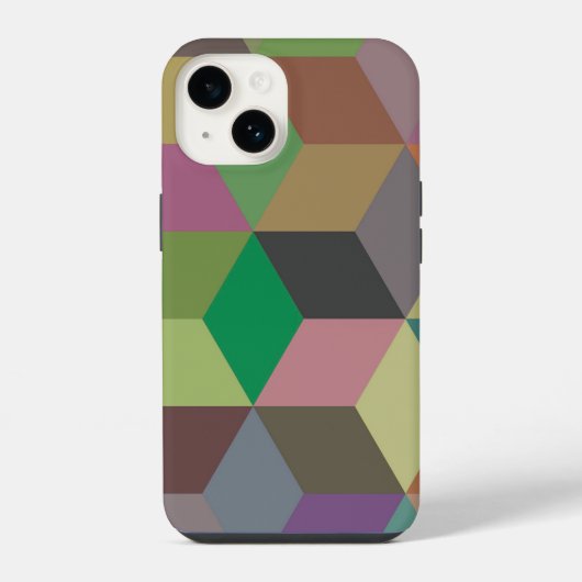 Coque Pour iPhone 14 Cubic  (Verso)