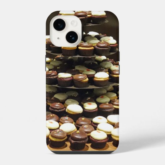 Coque Pour iPhone 14 Cupcakes Téléphone (Verso)