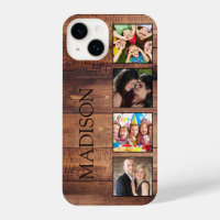 Custom Family Photo Collage Reclaimed Wood