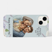 Coque Pour iPhone 14 Custom Mother's day photo Always your babies  (Verso Horizontal)