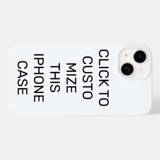 COQUE POUR iPhone 14 CUSTOMISER CE COQUE IPHONE (Verso (horizontal))