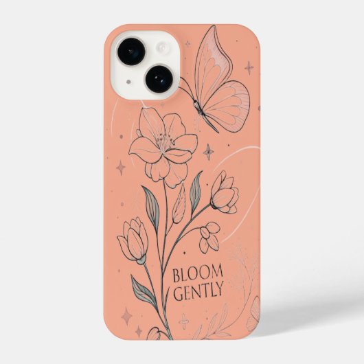 Coque Pour iPhone 14 Cute Aesthetic-daisy Positivity design (Verso)