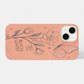 Coque Pour iPhone 14 Cute Aesthetic-daisy Positivity design (Verso Horizontal)