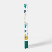 Coque Pour iPhone 14 Cute Aquarelle Océan Animaux Motif (Côté gauche)