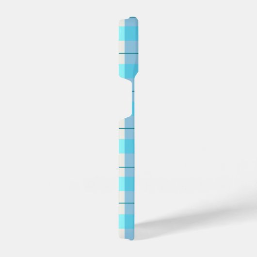 Coque Pour iPhone 14 Cute Bleu Buffalo Plaid (Côté droit)