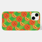 Coque Pour iPhone 14 Cute coque iphone orange (Verso (horizontal))