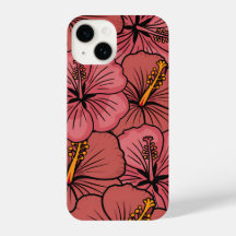 Cute hibiscus motif