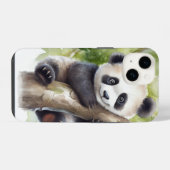 Coque Pour iPhone 14 Cute Ours Panda Dans L'Arbre (Verso Horizontal)