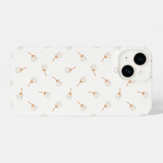 Coque Pour iPhone 14 Cute Polka Dot Motif (Verso Horizontal)