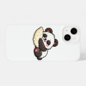 Coque Pour iPhone 14 Cute Sleeping Panda with Pillow (Verso Horizontal)