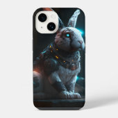 Coque Pour iPhone 14 Cyborg Rabbit (Verso)