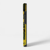 Coque Pour iPhone 14 DAIM, FLEURS MARRONNIER Vert Jaune (Côté gauche)