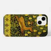 Coque Pour iPhone 14 DAIM, FLEURS MARRONNIER Vert Jaune (Verso Horizontal)