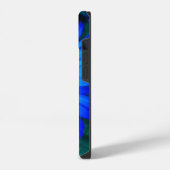 Coque Pour iPhone 14 Daisy Bleu Brillante  (Côté gauche)