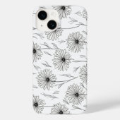 Coque Pour iPhone 14 Daisy fleur dessin iPhone 14 coque (Verso)