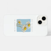 Coque Pour iPhone 14 Daisy Flowers Beauté Slogan (Verso Horizontal)