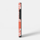 Coque Pour iPhone 14 Damask orange emberglow nom iphone (Côté gauche)