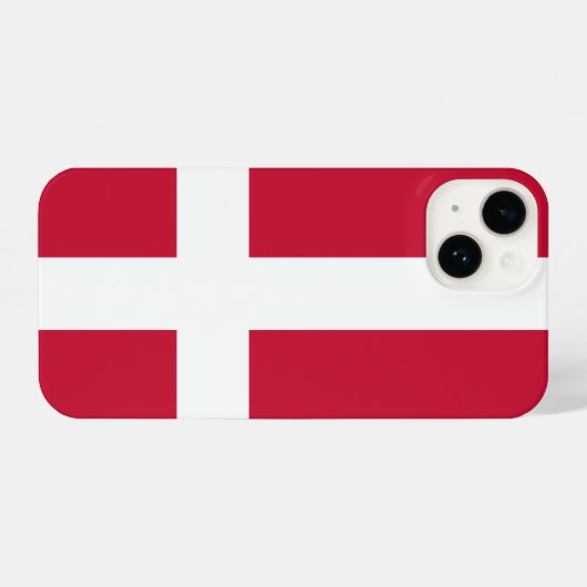 Coque Pour iPhone 14 Danemark (Verso Horizontal)