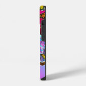 Coque Pour iPhone 14 Danse avec Fleurs & Papillons PV01 (Côté gauche)