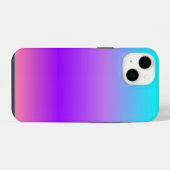 Coque Pour iPhone 14 Dégradé bleu violet  (Verso Horizontal)