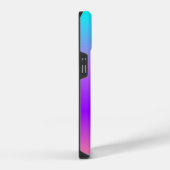 Coque Pour iPhone 14 Dégradé bleu violet  (Côté droit)