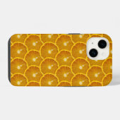COQUE POUR iPhone 14 DÉLICIEUX ORANGE SLICE (Verso Horizontal)