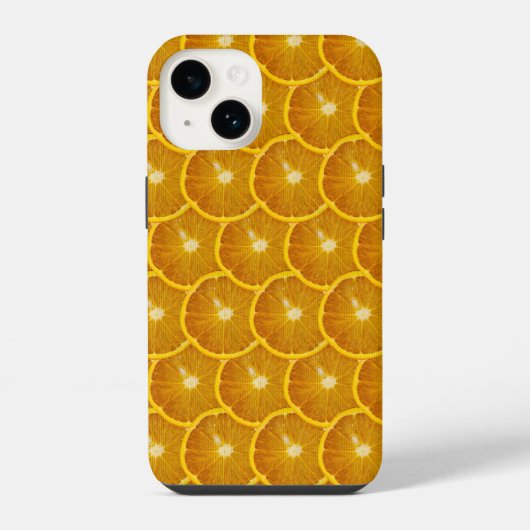 COQUE POUR iPhone 14 DÉLICIEUX ORANGE SLICE (Verso)