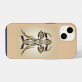 Coque Pour iPhone 14 "Demande Divine", Coque Apple iPhone 14 (Verso Horizontal)